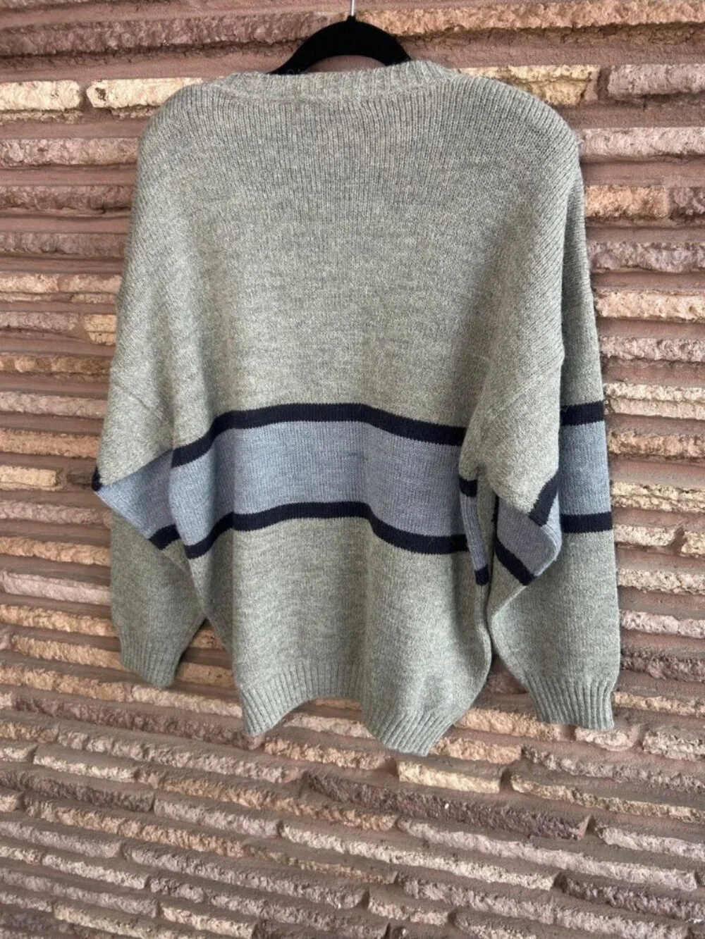 St. Michael - Marks & Spencer Sweater Argyle Alpaca Wool Embroidered Ski Size XL